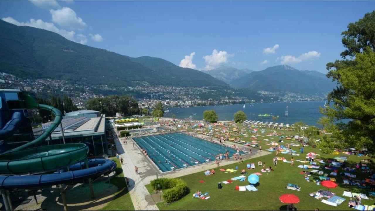 Ferienwohnung Attico Bellavista Locarno Exterior foto