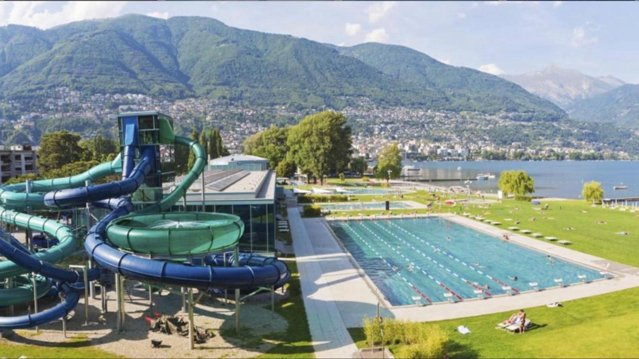 Ferienwohnung Attico Bellavista Locarno Exterior foto
