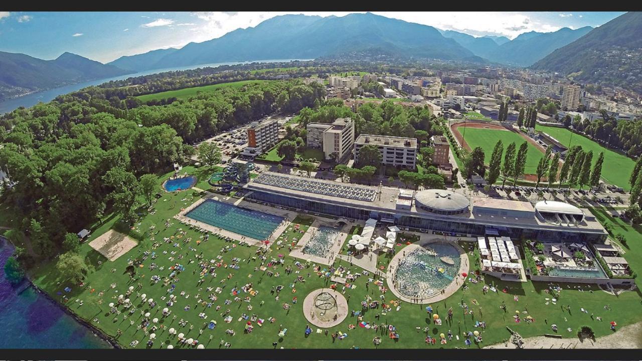Ferienwohnung Attico Bellavista Locarno Exterior foto